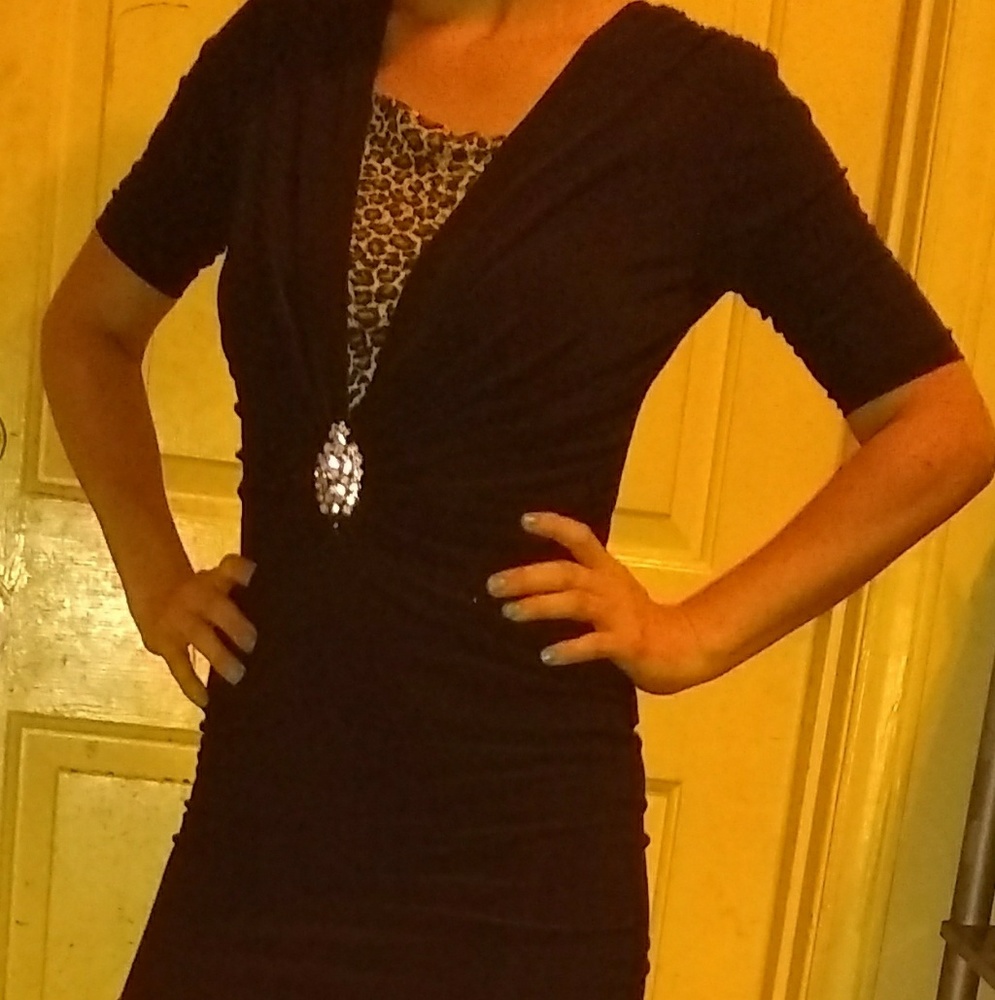 Black Mini Party Dress